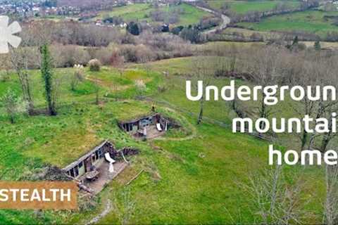 Family builds twin underground homes in ancient mountain farm