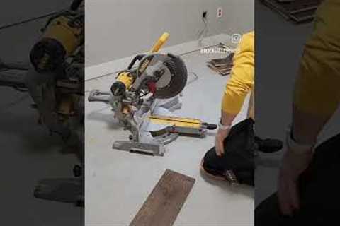 Engineered hardwood floor glue down installation #dyi #floor #flooring #home #renovation
