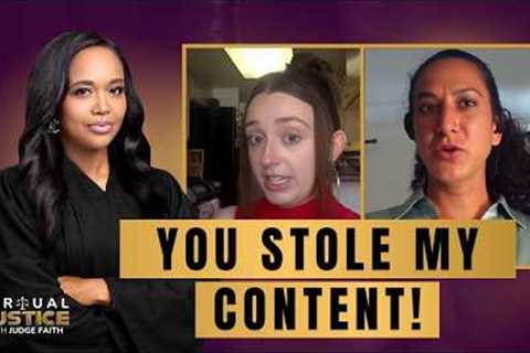Social Media influencers go to war in court! Judge Faith's Virtual Justice