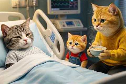 Brave Ginger Kitten Saves a Friend Who Fell Into the River – Mama Cat Is Proud! 🐱💖