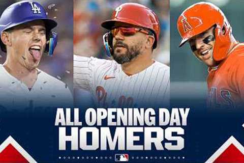 EVERY home run from Opening Day 2026! (Trout, Schwarber, Murakami, DeLauter & MORE) | MLB..