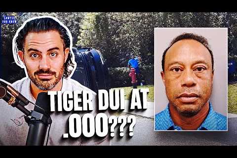 Tiger Woods Arrested for DUI After Blowing .000 and Refusing Urine Test - How Will They Prove It?