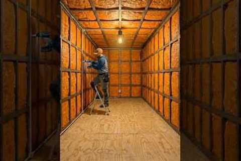 I Built a Modern Home Under My Luxury Cabin #shippingcontainer #bunkerbuild