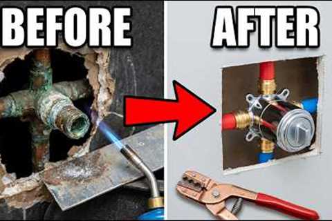 How to Replace Your Shower Valve With PEX - The EASIEST Plumbing Upgrade That Saves You a FORTUNE!