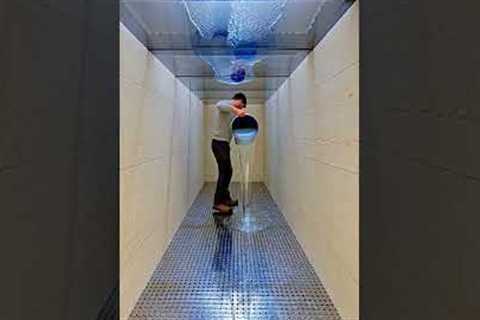 I Built a Hidden Room Under a Fountain  #bunker #secretroom #interiordesign #secretbuild  #viral