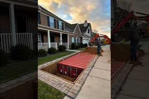 I Buried a Container Under My House... 😱🏠 #diy #beforeandafter