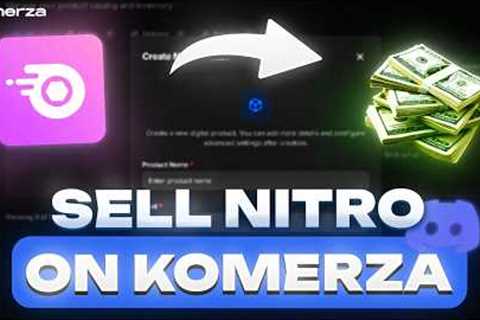 How to start selling Discord Nitro on Komerza.com