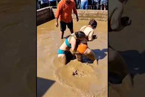 girls fight in mud part 121 #wwe #mma #shorts #viral #trending #sports #news #wrestling