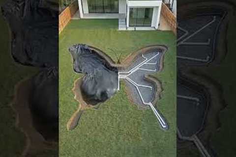 I Built a Giant Butterfly Swimming Pool in My Garden