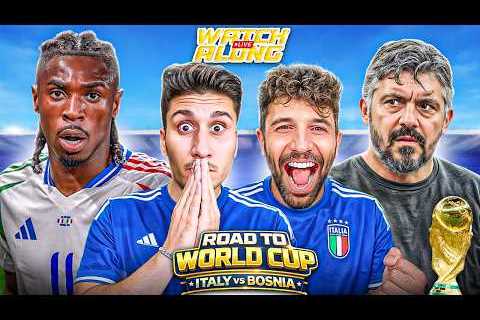 ITALY vs BOSNIA LIVE Watchalong | 1 Game for the World Cup!