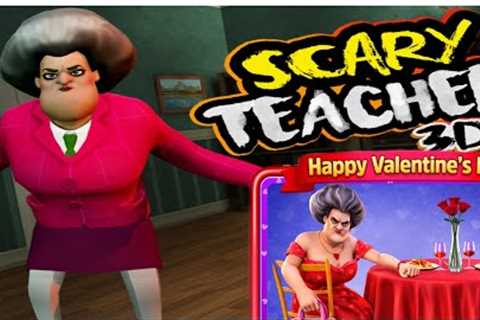 Finally! Prank gone right with miss T's |Scary teacher 3D valentine's 🎁 messing 🤣 |