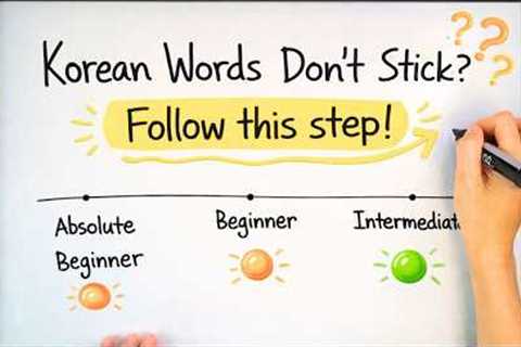 How to Study Korean Vocabulary (So You Don't Forget It!)