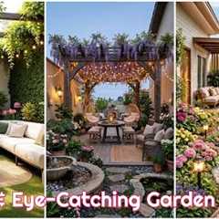 Modern garden delight || Elevate your outdoor oasis with contemporary elegance ideas