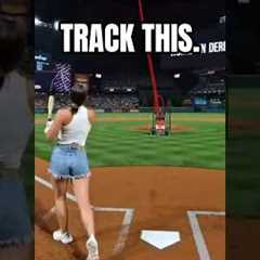 That Ball Needed a Flight Tracker. 🚀⚾ #shorts