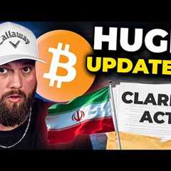 🚨LIVE: HUGE Clarity Act & U.S-Iran Updates TODAY! (Crypto Implications)