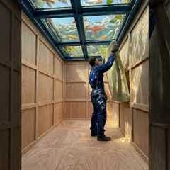 From Container to Hidden Luxury Room Underwater 🤯