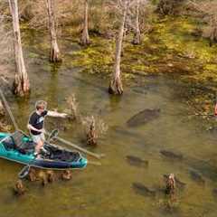 Exploring A FLOODED FOREST Loaded With Aggressive FISH! (Kayak Fishing)