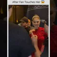 Selena’s Bodyguard Snaps After Fan Touches Her 😱#SelenaGomez #SelenaFamily