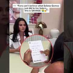 Selena Gomez trolls her haters so hard 💥😭 #selenagomez #rarebeauty #fyp