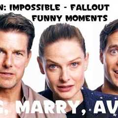 Mission: Impossible - Fallout Cast Funny Moments (Tom Cruise, Rebecca Ferguson, Henry Cavill)