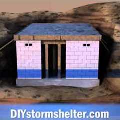 Concrete block DIY Storm Shelter 12x20 foot