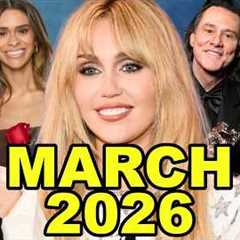 every pop culture moment in march 2026 🗓️🌹🎤