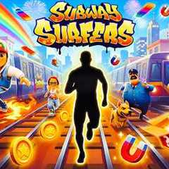 SUBWAY SURFERS RUN 🛹 | Escape the Inspector | Immersive Interactive Warm Up | Viral Game