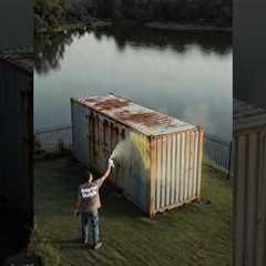 Building a Secret Luxury Room Under a Container! 📦✨🏠