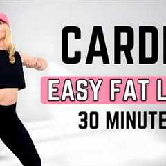 🔥30 Min CARDIO FAT BURN🔥14 Days Weight Loss Challenge - No Jumping, No Squat, No Lunge🔥Diet..