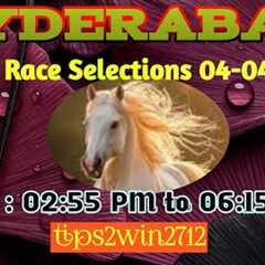 HYDERABAD 🐎 RACE 04-04-2026 | TIPS WITH ANALYSIS | FREE HORSE RACE TIPS | #hyderabadracetips