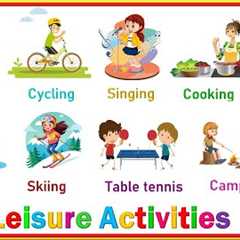 Learn Top 50 Hobbies and Leisure Activities | Learn English Vocabulary for Beginners