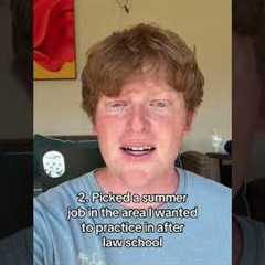 Four things I wish I did differently my legal career #law #lawschool #lawyer #attorney #lawstudent