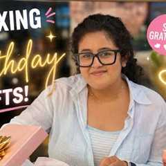 Unboxing My Birthday Gifts 🎁✨ (I’m So Grateful!)