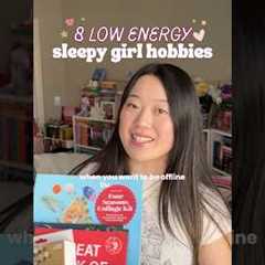low commitment, sleepy girl hobbies!! 🛌💖🧸 #booktube #booklover #hobbies #hobbyideas