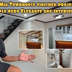 SIMPLE PERO ELEGANTE ANG INTERIOR DESIGN + 36SQM MIA TOWNHOUSE FINISHED PROJECT