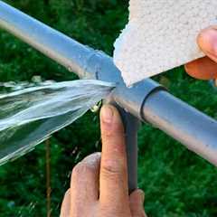 Few people know this secret! Styrofoam and pvc pipes,  amazing idea