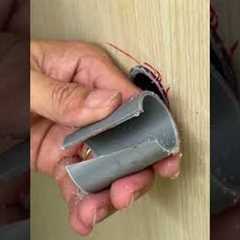 A master plumber’s pipe repair technique