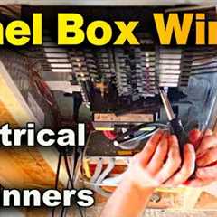 How To Wire A Main Electrical Panel - Start To Finish! NEATLY And VERY DETAILED