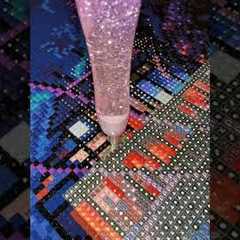 Orange glow 🧡✨ #asmr #diamondpainting #diamondart