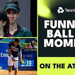 Funniest Tennis Ball Kid Moments! 😂