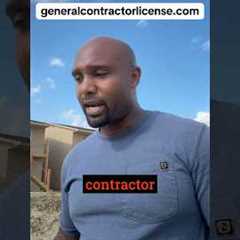 How to become a contractor the easy way #generalcontractor #construction