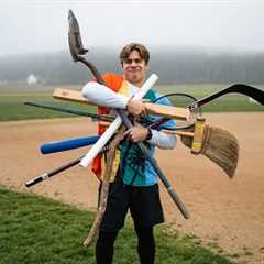 Hitting a Homerun with anything BUT a Baseball Bat