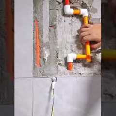 Repair process of wall water pipe damage- Good tools and machinery make work easy