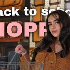 back to school supplies SHOPPING for HIGHSCHOOL in Australia