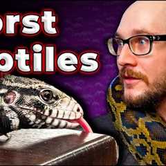 Top 5 WORST Beginner Reptiles! Get These Ones You've Never Heard Of Instead!