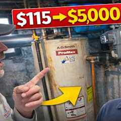 BACKFLOW ANNUAL TEST CONVERTS INTO PLUMBING MAINTENANCE SIGN UP AND WATER HEATER REPLACEMENT