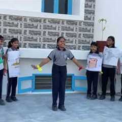 A skit done by students on eating healthy food.