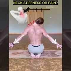 Tips for neck stiffness or pain 👁🙏🏼 #neckstiffness #neckpain #necktightness #yogatips #yoga