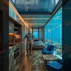 I BUILT A SECRET UNDERWATER ROOM IN A DRY DESERT 😳