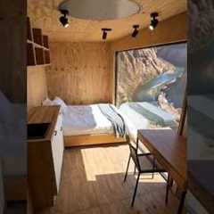 I Built a Secret Container Room Inside a Cliff #shorts